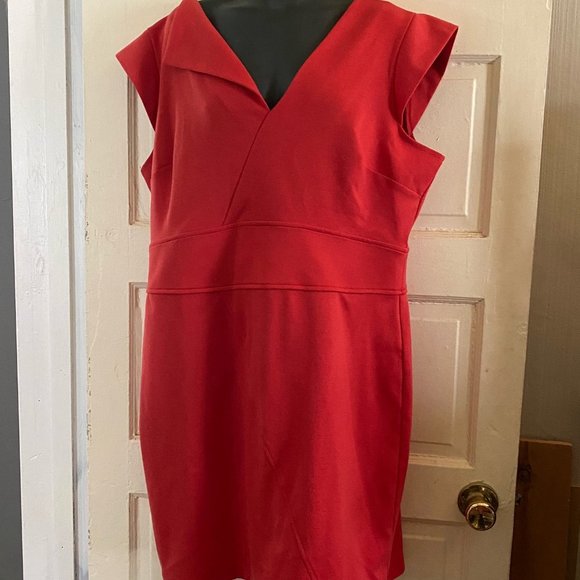Red dress XL Allen B by Allen Schwartz - Picture 2 of 5